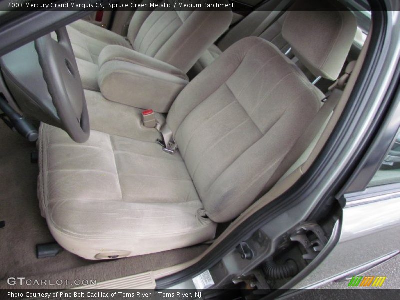 Spruce Green Metallic / Medium Parchment 2003 Mercury Grand Marquis GS