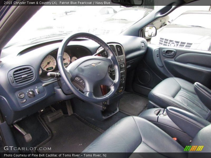Navy Blue Interior - 2003 Town & Country LXi 