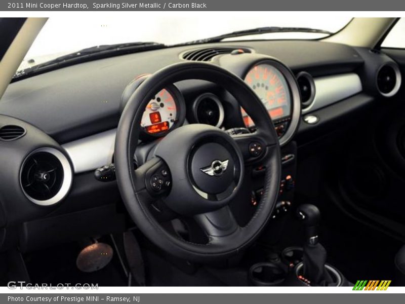 Sparkling Silver Metallic / Carbon Black 2011 Mini Cooper Hardtop
