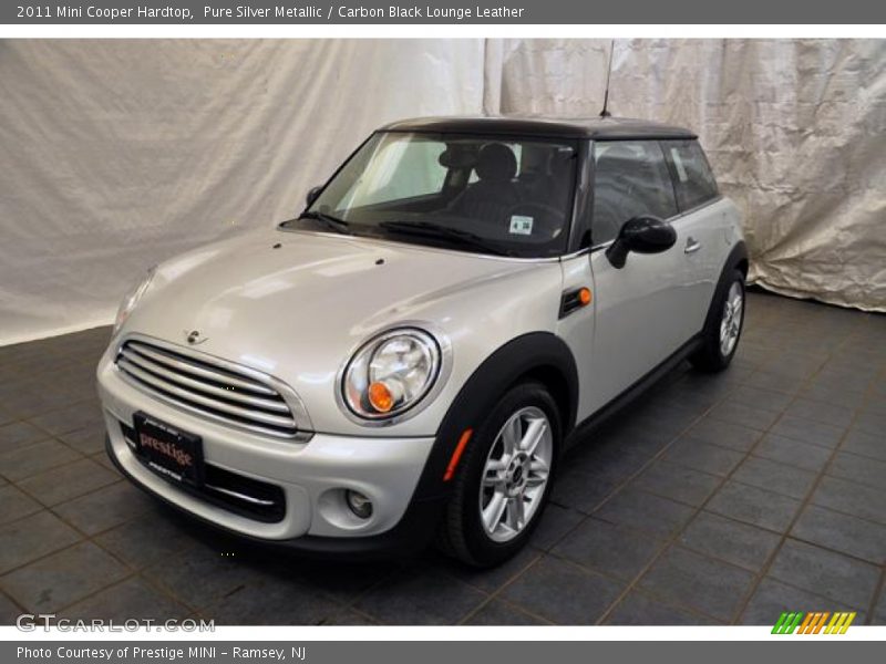 Pure Silver Metallic / Carbon Black Lounge Leather 2011 Mini Cooper Hardtop