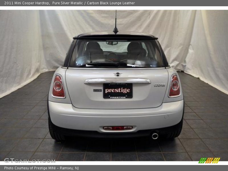 Pure Silver Metallic / Carbon Black Lounge Leather 2011 Mini Cooper Hardtop