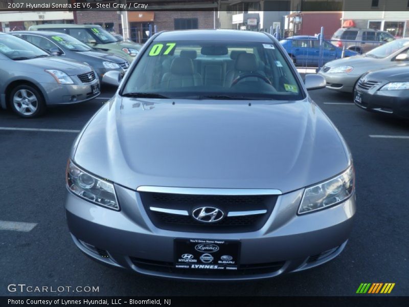 Steel Gray / Gray 2007 Hyundai Sonata SE V6