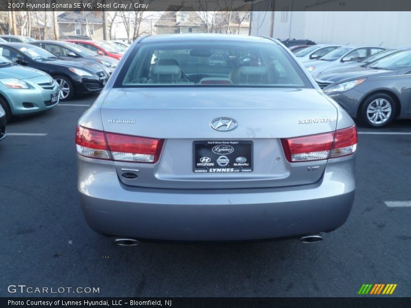 Steel Gray / Gray 2007 Hyundai Sonata SE V6