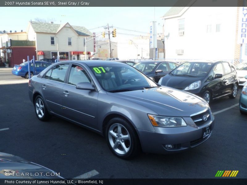 Steel Gray / Gray 2007 Hyundai Sonata SE V6