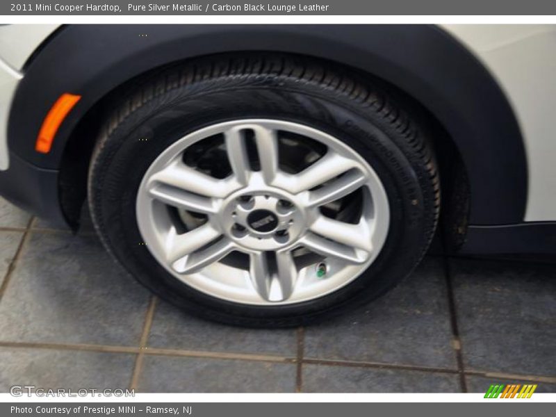 Pure Silver Metallic / Carbon Black Lounge Leather 2011 Mini Cooper Hardtop