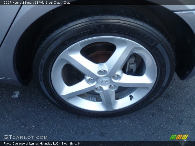 Steel Gray / Gray 2007 Hyundai Sonata SE V6