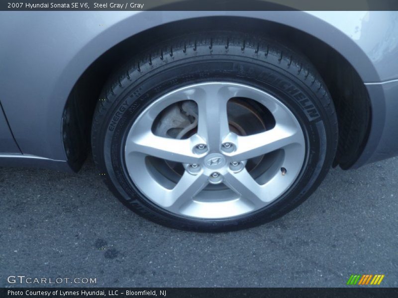 Steel Gray / Gray 2007 Hyundai Sonata SE V6