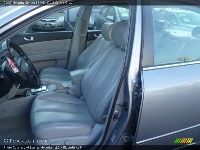 Steel Gray / Gray 2007 Hyundai Sonata SE V6