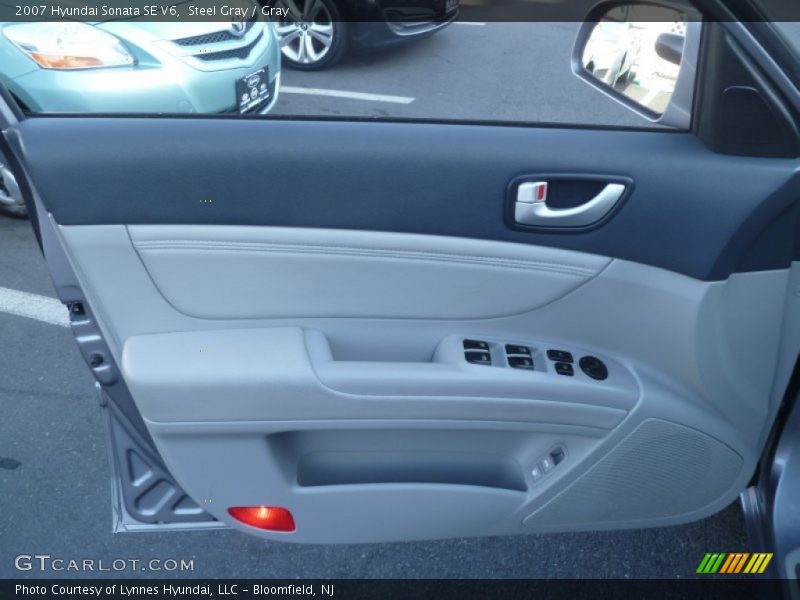 Steel Gray / Gray 2007 Hyundai Sonata SE V6