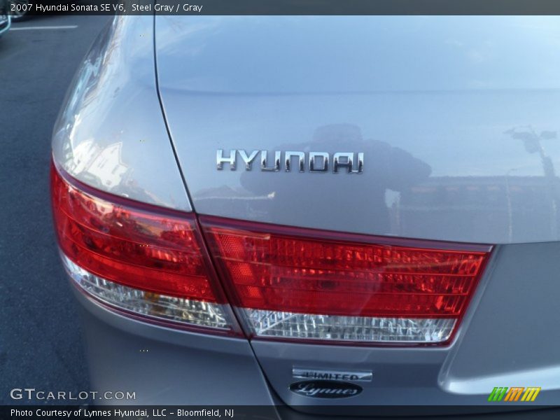 Steel Gray / Gray 2007 Hyundai Sonata SE V6