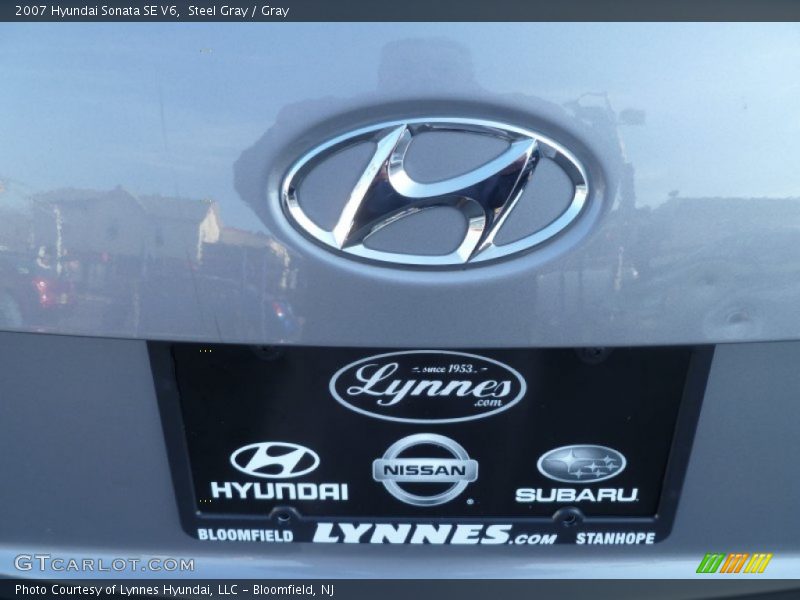 Steel Gray / Gray 2007 Hyundai Sonata SE V6