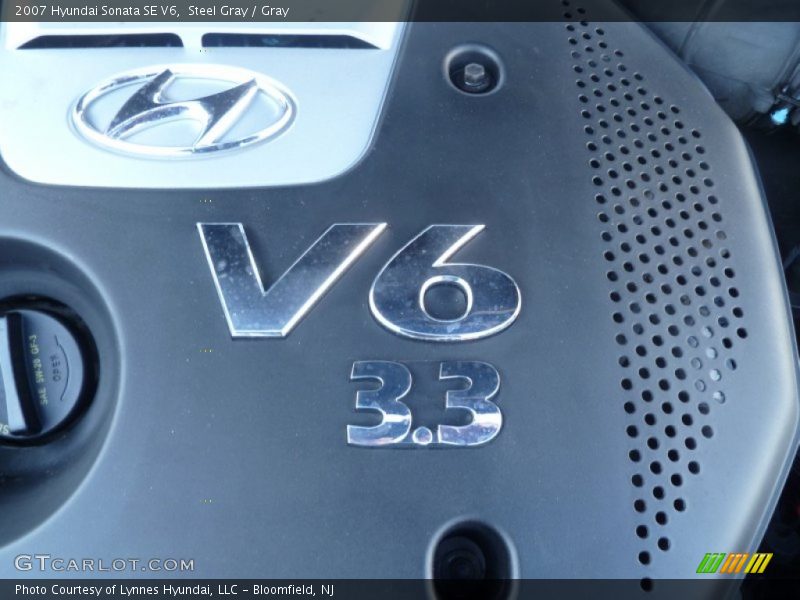 Steel Gray / Gray 2007 Hyundai Sonata SE V6