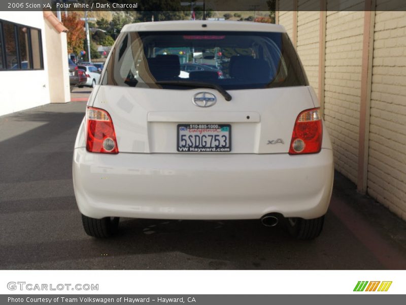 Polar White / Dark Charcoal 2006 Scion xA