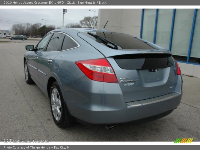 Glacier Blue Metallic / Black 2010 Honda Accord Crosstour EX-L 4WD