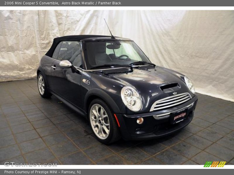 Astro Black Metallic / Panther Black 2006 Mini Cooper S Convertible