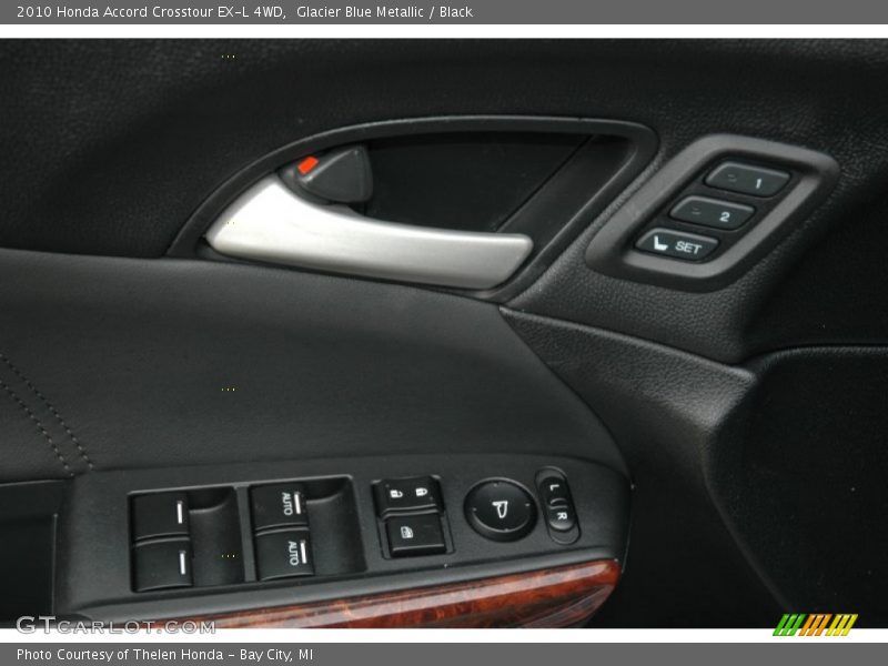 Glacier Blue Metallic / Black 2010 Honda Accord Crosstour EX-L 4WD
