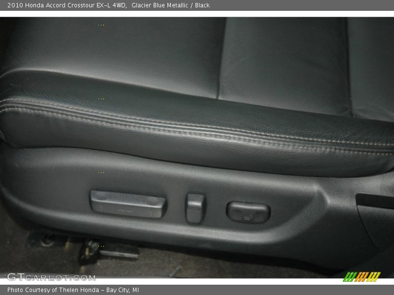 Glacier Blue Metallic / Black 2010 Honda Accord Crosstour EX-L 4WD