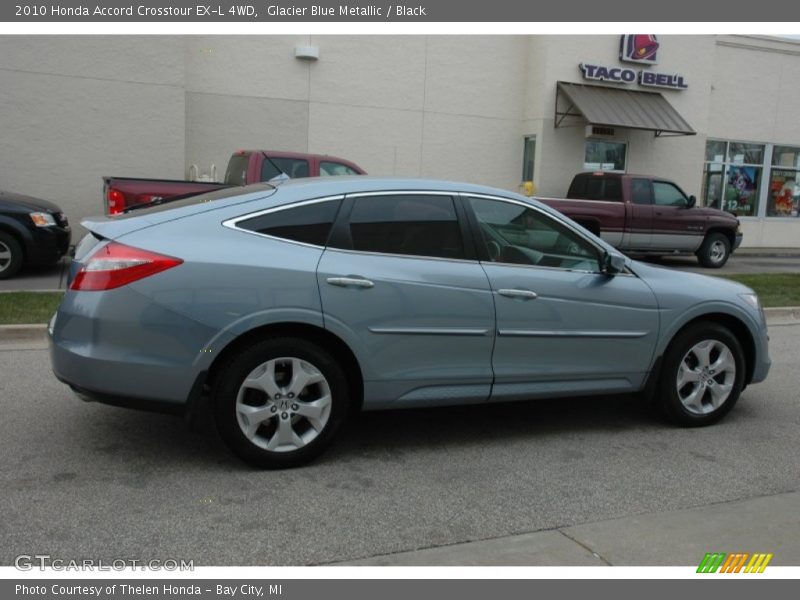Glacier Blue Metallic / Black 2010 Honda Accord Crosstour EX-L 4WD