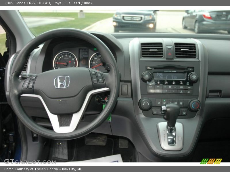 Royal Blue Pearl / Black 2009 Honda CR-V EX 4WD