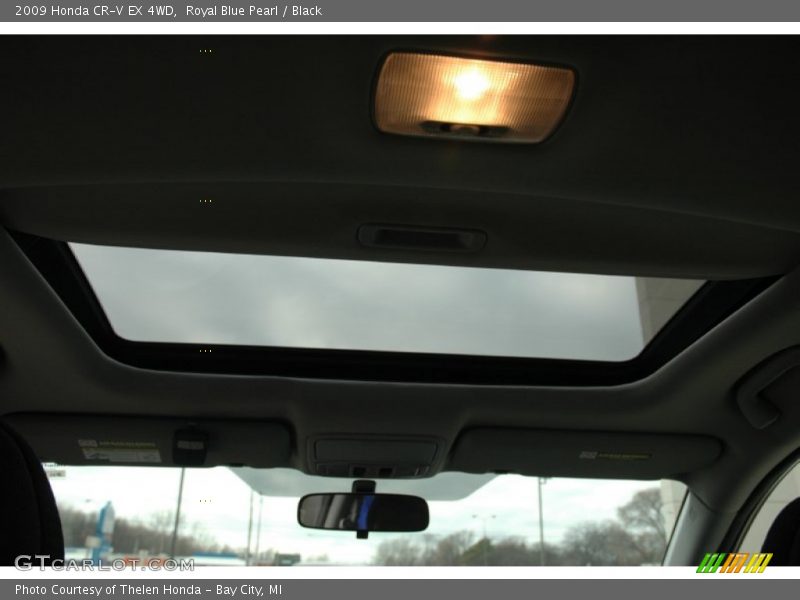 Royal Blue Pearl / Black 2009 Honda CR-V EX 4WD