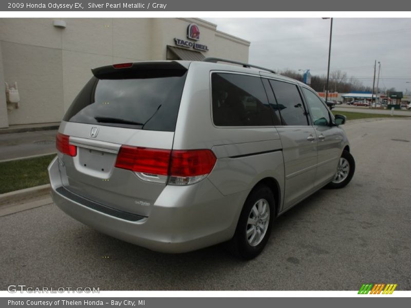 Silver Pearl Metallic / Gray 2009 Honda Odyssey EX