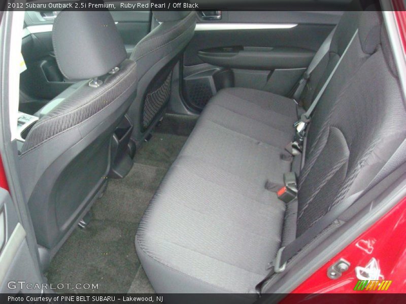 Ruby Red Pearl / Off Black 2012 Subaru Outback 2.5i Premium