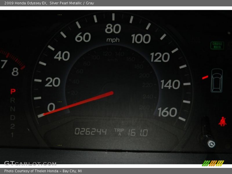 Silver Pearl Metallic / Gray 2009 Honda Odyssey EX