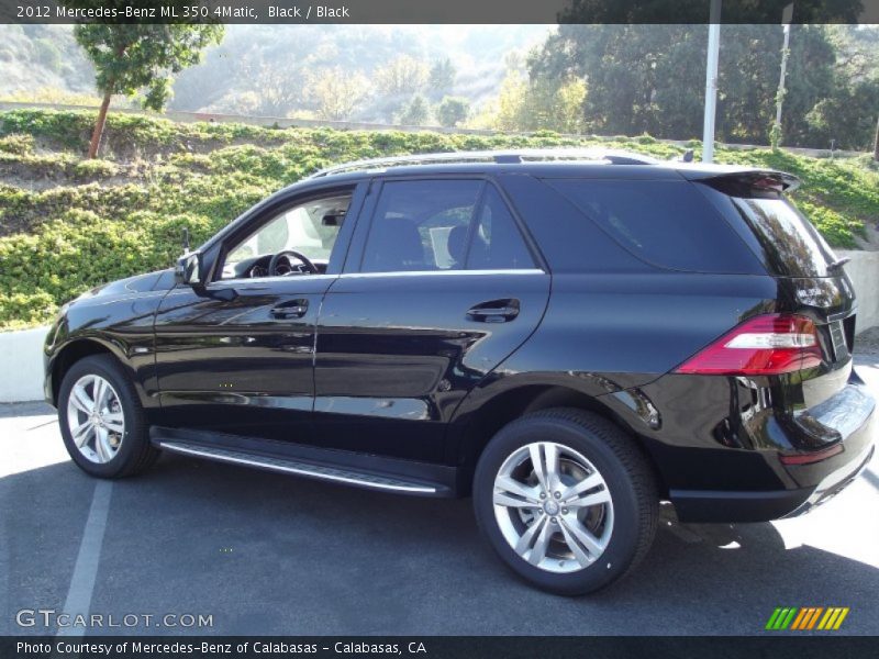 Black / Black 2012 Mercedes-Benz ML 350 4Matic