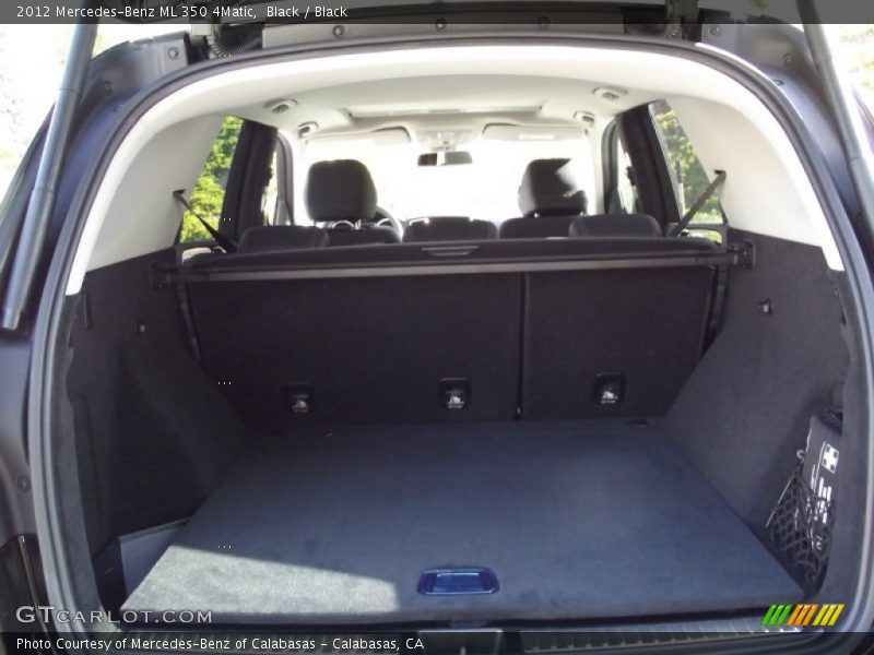 Black / Black 2012 Mercedes-Benz ML 350 4Matic