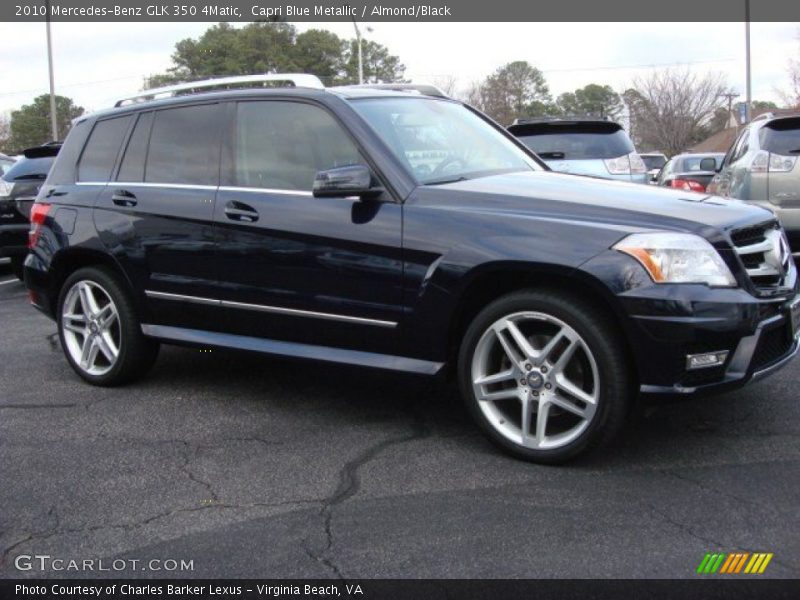Capri Blue Metallic / Almond/Black 2010 Mercedes-Benz GLK 350 4Matic