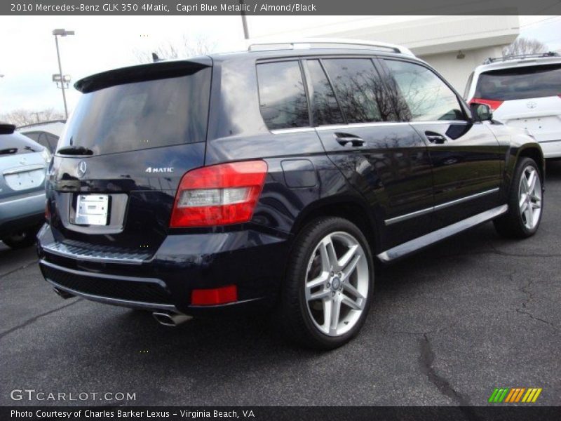Capri Blue Metallic / Almond/Black 2010 Mercedes-Benz GLK 350 4Matic