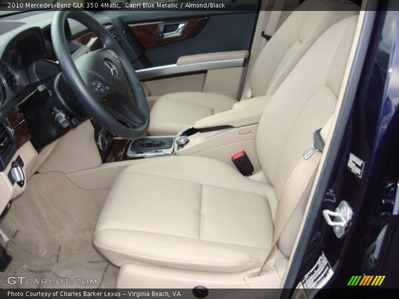 Capri Blue Metallic / Almond/Black 2010 Mercedes-Benz GLK 350 4Matic