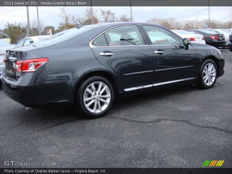Smoky Granite Mica / Black 2011 Lexus ES 350