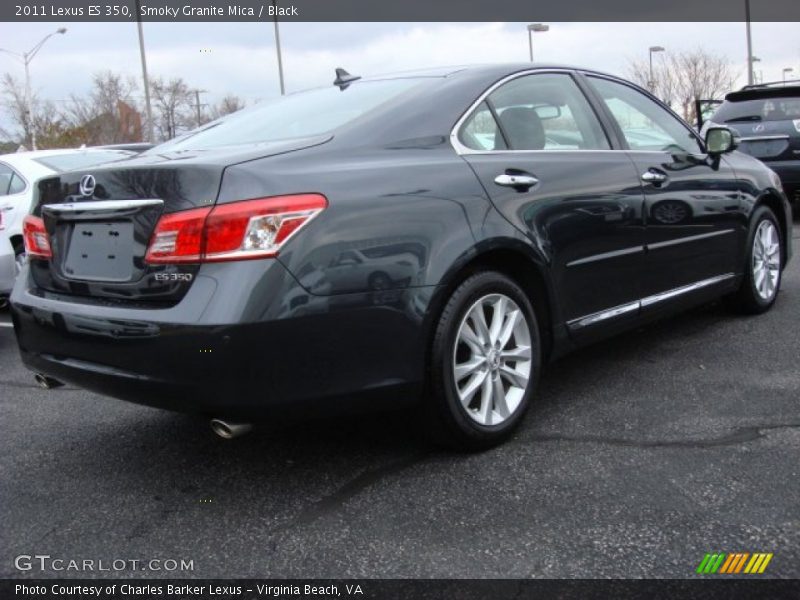 Smoky Granite Mica / Black 2011 Lexus ES 350