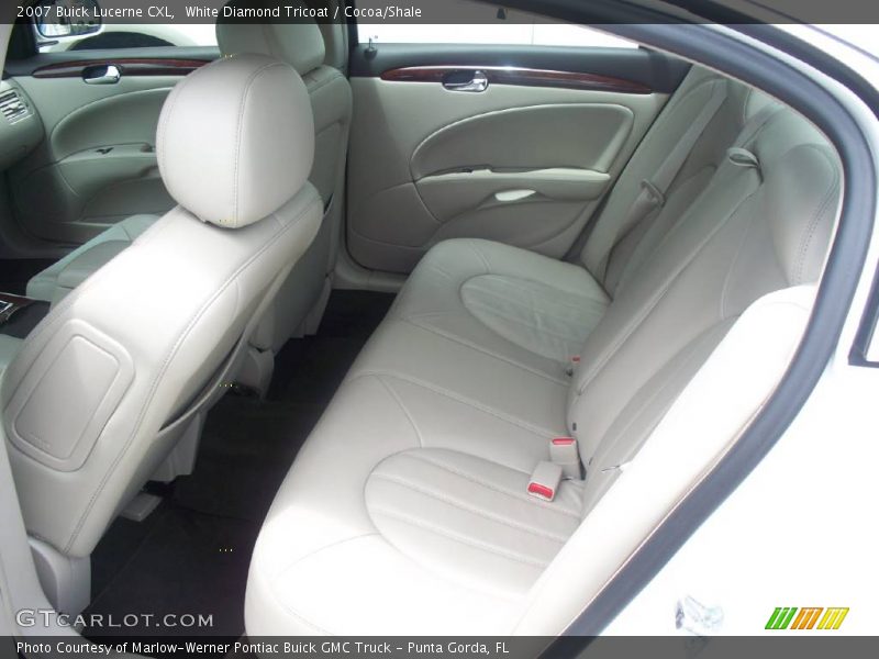 White Diamond Tricoat / Cocoa/Shale 2007 Buick Lucerne CXL