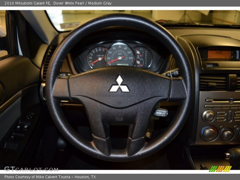 Dover White Pearl / Medium Gray 2010 Mitsubishi Galant FE
