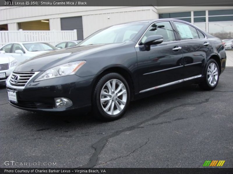 Smoky Granite Mica / Black 2011 Lexus ES 350