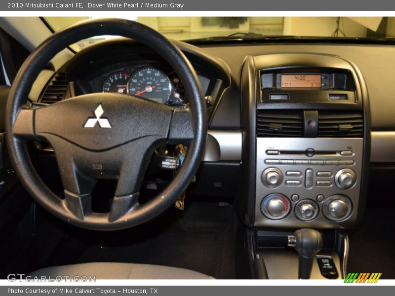 Dover White Pearl / Medium Gray 2010 Mitsubishi Galant FE