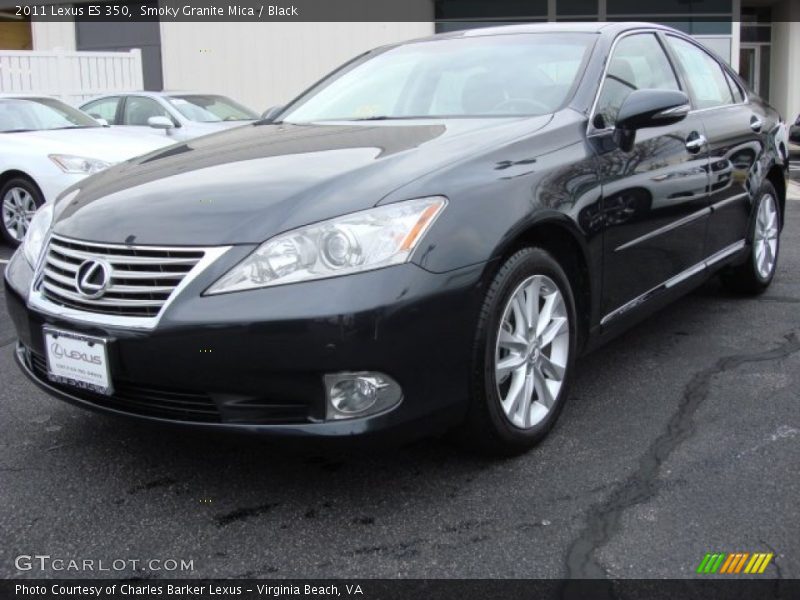 Smoky Granite Mica / Black 2011 Lexus ES 350