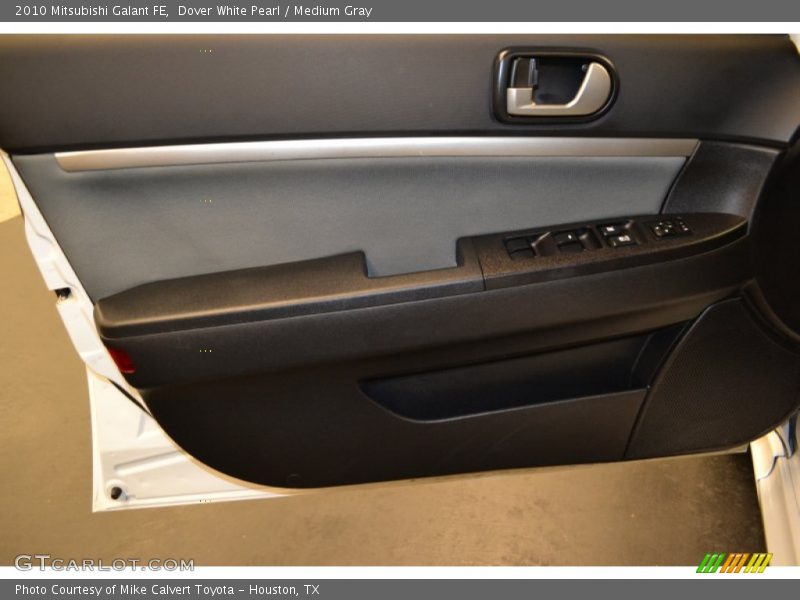 Dover White Pearl / Medium Gray 2010 Mitsubishi Galant FE
