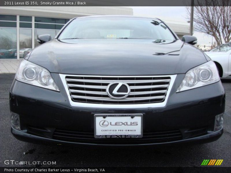 Smoky Granite Mica / Black 2011 Lexus ES 350