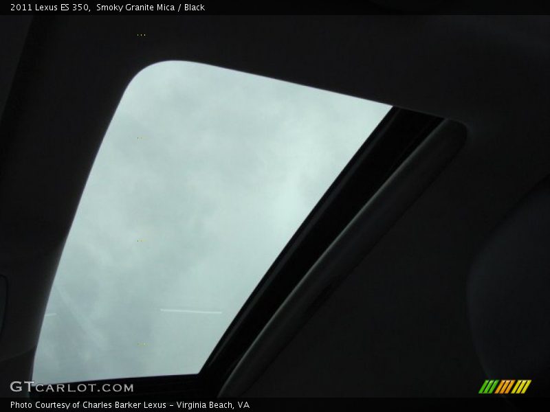 Smoky Granite Mica / Black 2011 Lexus ES 350