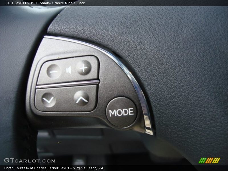 Smoky Granite Mica / Black 2011 Lexus ES 350