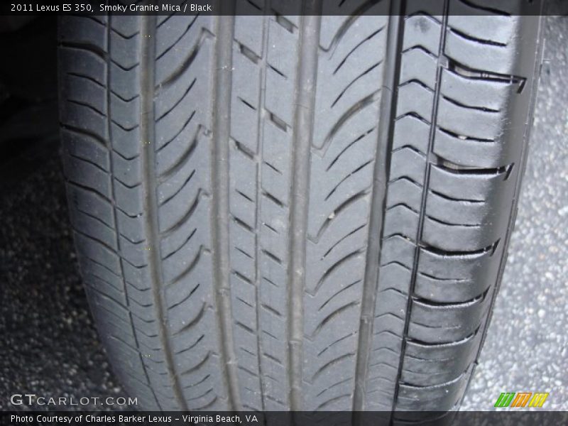 Smoky Granite Mica / Black 2011 Lexus ES 350
