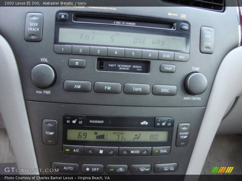 Alabaster Metallic / Ivory 2003 Lexus ES 300