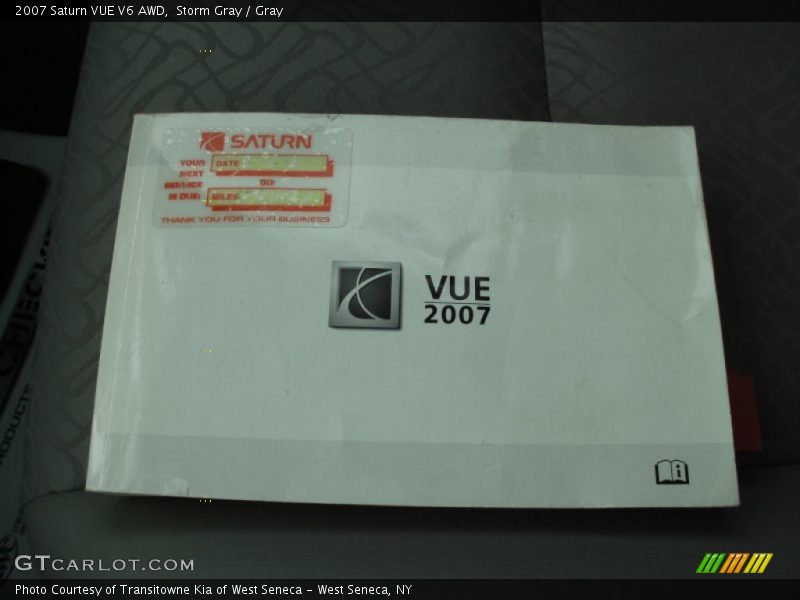 Storm Gray / Gray 2007 Saturn VUE V6 AWD