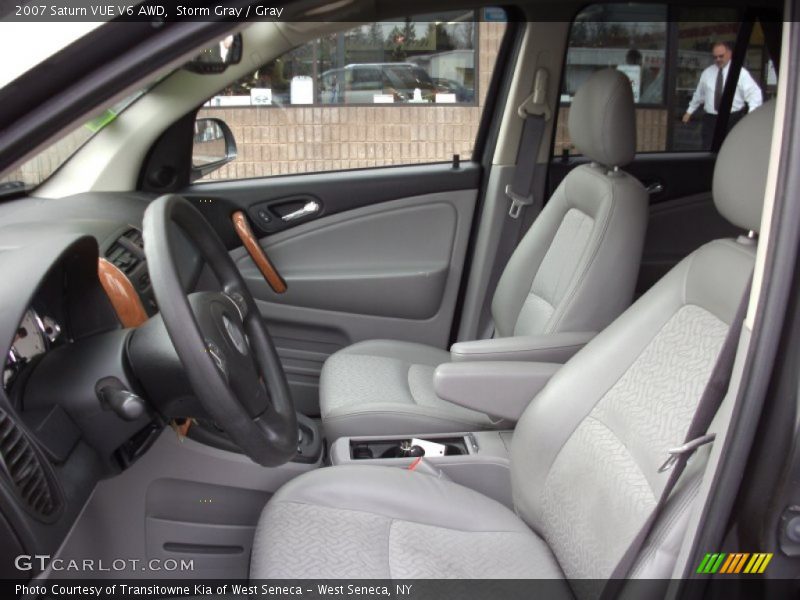 Storm Gray / Gray 2007 Saturn VUE V6 AWD