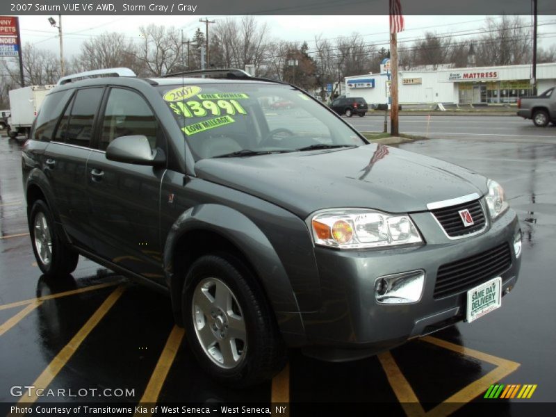 Storm Gray / Gray 2007 Saturn VUE V6 AWD