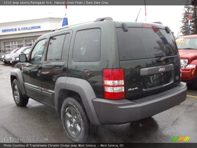 Natural Green Pearl / Dark Slate Gray 2010 Jeep Liberty Renegade 4x4