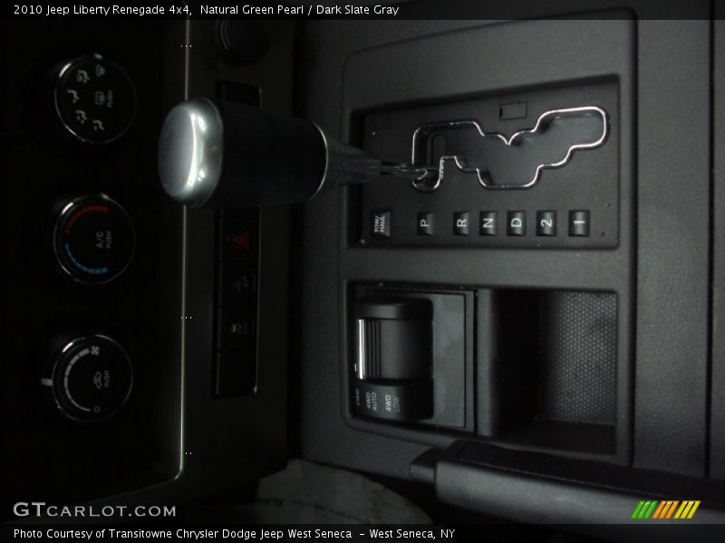 Natural Green Pearl / Dark Slate Gray 2010 Jeep Liberty Renegade 4x4